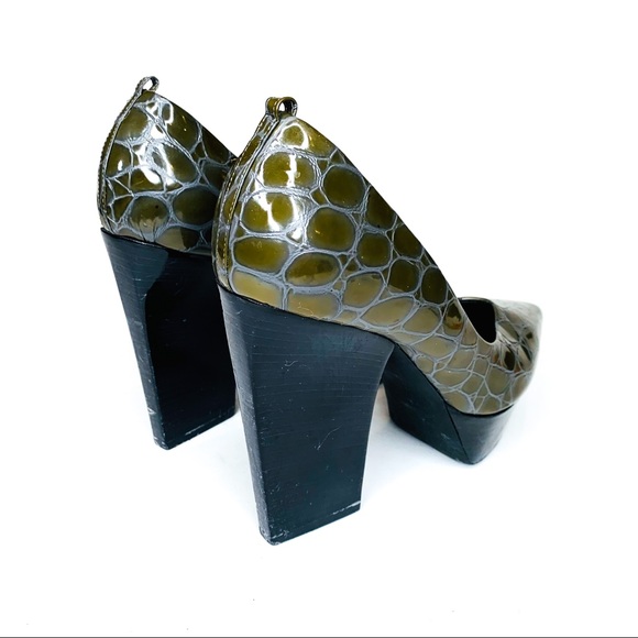 Jil Sander Pointed Toe Platform Blade Heels size 8 - Picture 3 of 8